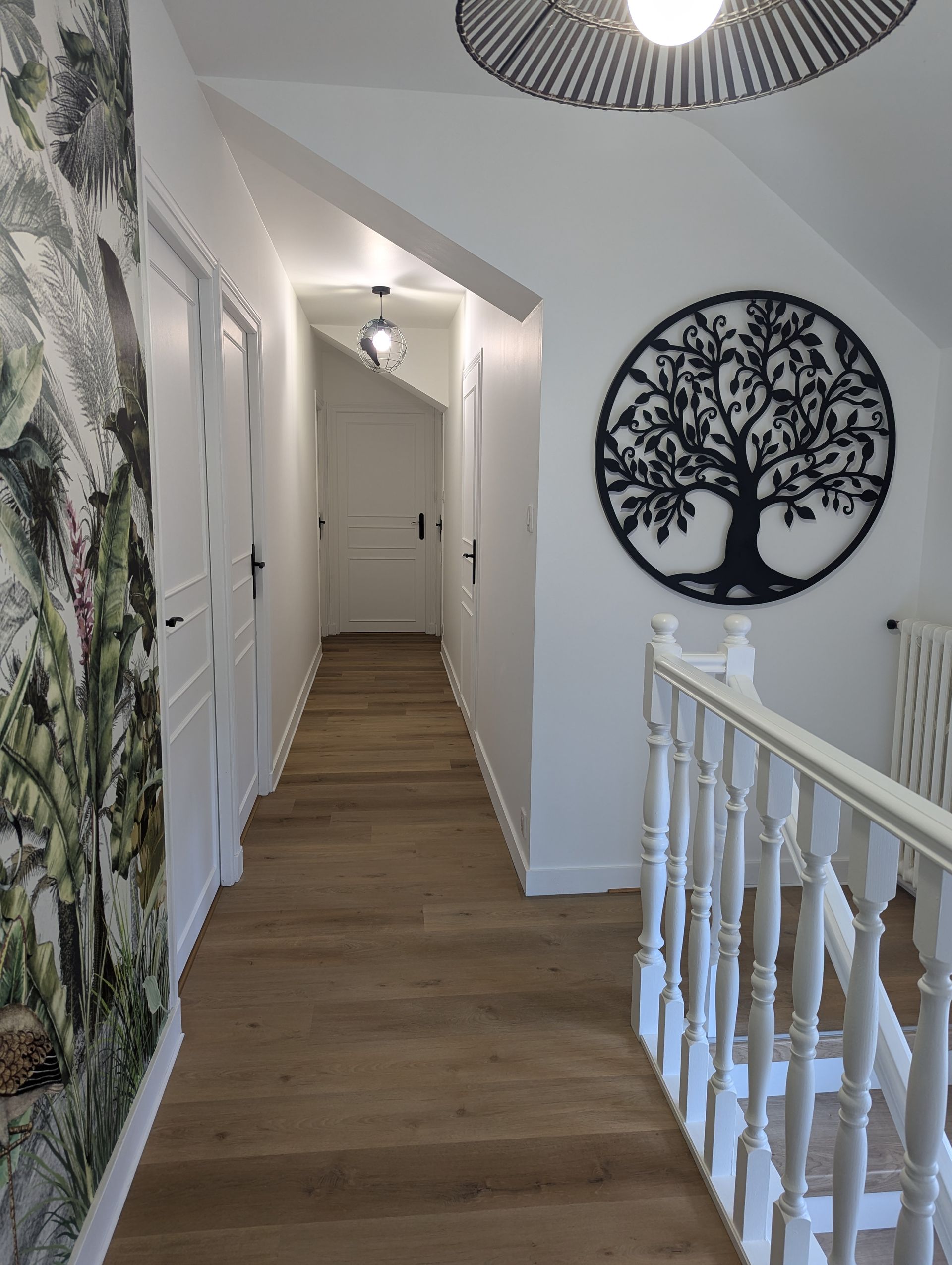 Chantier de rénovation intérieure mené par Coups de Mains
